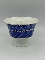 Lobelia sugar bowl, blue