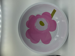 Marimekko Unikko salad bowl, pink