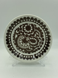 Arabia 100 year plate, brown