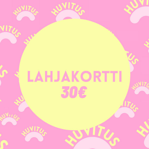 Huvituskoru lahjakortti 30€