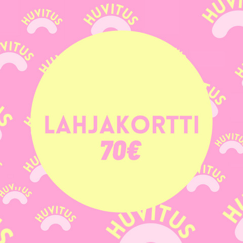 Huvituskoru lahjakortti 70€