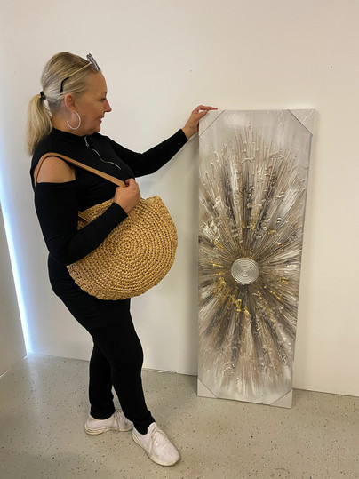 Round Wicker bag