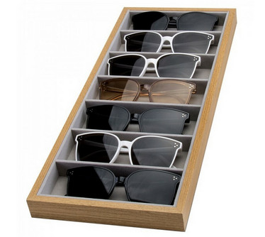 Säilytyslaatikko aurinkolaseille tai silmälaseille