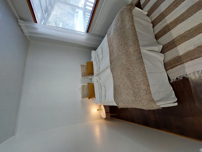 Kaunis kaksivärinen vaalea Home Sweet Home- matto, 120x170cm