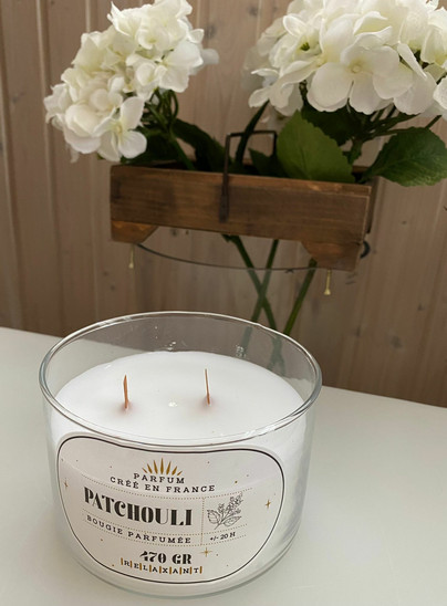 Tuoksukynttilä: Patsuli 470g