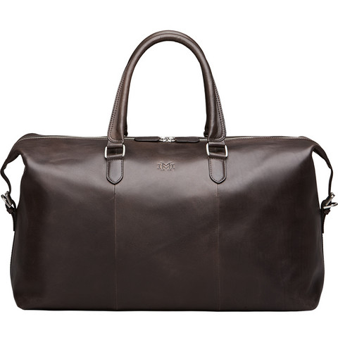 Luton Weekender Bag, Chocolate