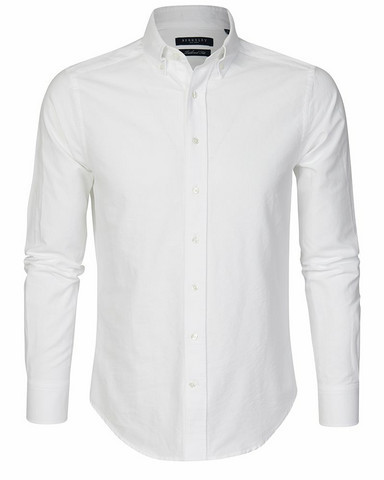 Porto Oxford Tailored Shirt, white