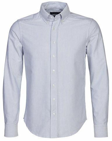 Porto Oxford Stripe Tailored , Stripe Blue