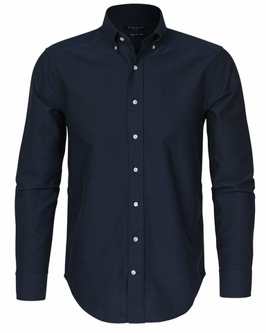 Porto Oxford Regular Shirt, Navy