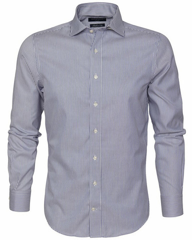 Stripeton Non-Iron kauluspaita, Regular Fit