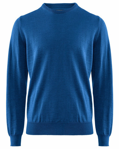 Wilton Merino Crew, Blue