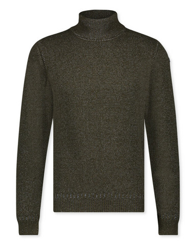 Hiwea Cotton Turtleneck, army green