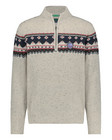 Aranga Halfzip neule, Dusty Ecru