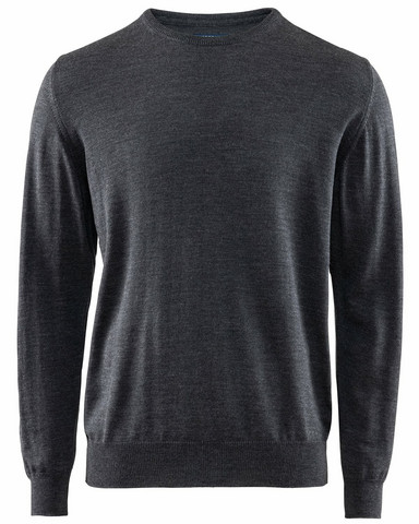 Wilton Merino Crew, Dk.Grey