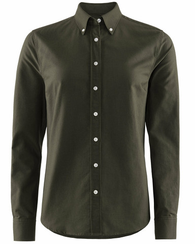 W's Porto Oxford Tailored Shirt, Olive Green