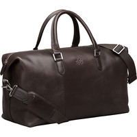 Luton Weekender Bag, Chocolate