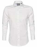 Plainton Non-Iron kauluspaita, Regular Fit, white