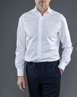 Plainton Non-Iron kauluspaita,Tailored Fit, white