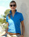 W's Camden Stretch Polo, sky blue
