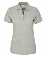 W's Camden Stretch Polo, greymelange