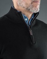 Brockton Halfzip, Black