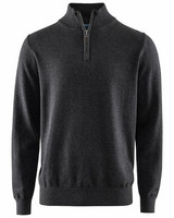 Brockton Halfzip, Dk.Grey
