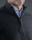 Brockton Halfzip, Dk.Grey