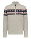 Aranga Halfzip neule, Dusty Ecru