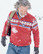Aranga Halfzip neule, Cardinal Red
