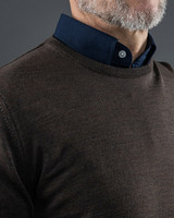 Wilton Merino Crew, Brown