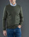 Wilton Merino Crew, Olive Green