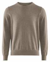 Brockton Crew -puuvillaneule, Beige
