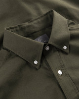 Porto Oxford Tailored Shirt, Olive Green