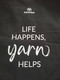 Life Happens Yarn Helps -kassi, Svarta Fåret