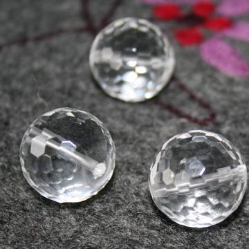 Vuorikristallipallo viistehiottu 18 mm