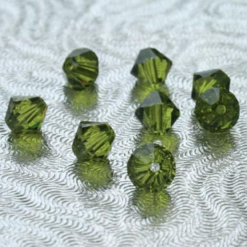 Swarovski 4 mm bicone oliivi