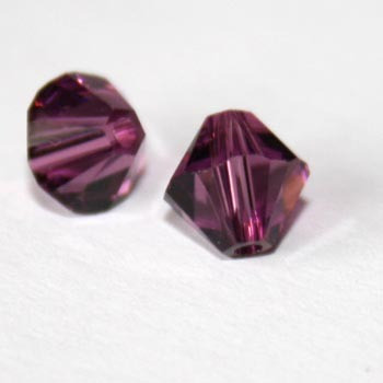 Swarovski bicone 6mm ametisti