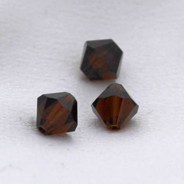 Swarovski bicone 6mm ruskea