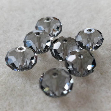 Swarovski briolette 8mm black diamond