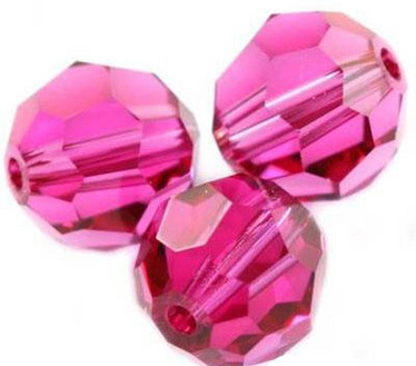 Swarovski 4mm pyöreä fuksia