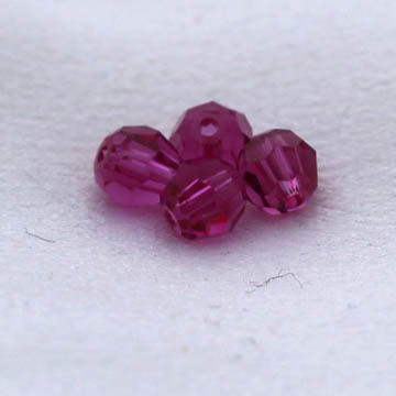 Swarovski 6mm pyöreä fuksia