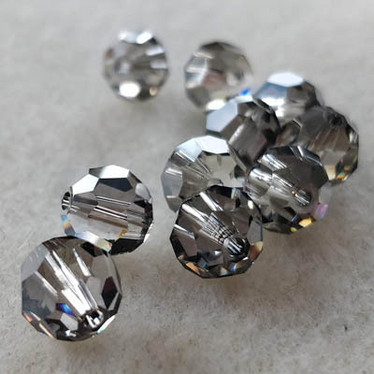 Swarovski 8 mm pyöreä harmaa