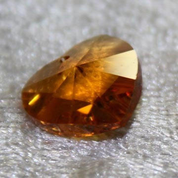 Swarovski sydän 14 mm topaasi