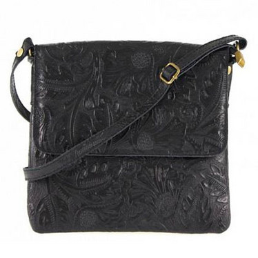 Frieda musta clutch nahkalaukku
