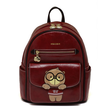 Cream Bear reppu isolla taskulla