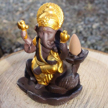 Backflow Ganesha suitsuketeline kulta