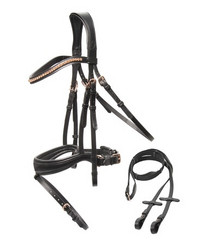 Wahlsten Rosegold suitset pullback-turparemmillä ja supergrip-ohjilla