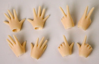 24cm Obitsu female Optional hands - white skin