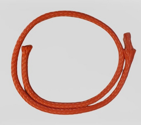 Flätad PET med kärntråd Ø 4 mm, 2 kg/rll (ca. 380 m), orange