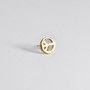 Gold peace sign